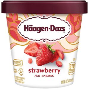 Haagen-Dazs Strawberry Ice Cream - 14 Oz