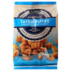 Signature Select Tater Puffs Seasoned Shredded Potatoes - 32 Oz