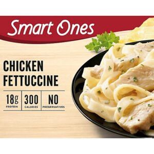Smart Ones Chicken Fettuccine with Parmesan Sauce Frozen Meal Box - 9.25 Oz