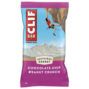 CLIF Energy Bar Chocolate Chip Peanut Crunch - 2.4 Oz