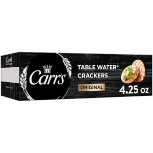 Carrs Table Water Crackers Original Baked Snack Crackers - 4.25 Oz