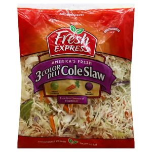 Fresh Express Salad Greens Cole Slaw 3 Color Deli - 14 Oz