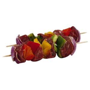 Kabobs Beef With Vegetables Packaged 2 Count - 1.5 Lb