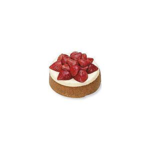 Bakery Cake Cheesecake 7 Inch Fresh Strawberry Top - Each