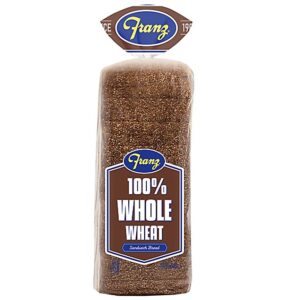 Franz Sandwich Bread 100% Whole Wheat - 24 Oz