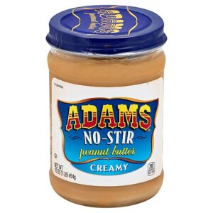 Adams Peanut Butter Creamy No-Stir - 16 Oz