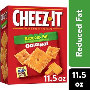 Cheez-It Baked Snack Cheese Crackers Reduced Fat Original Made with 100% Real Cheese - 11.5 Oz