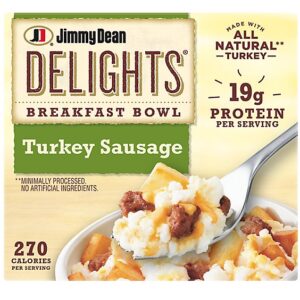 Jimmy Dean Delights Turkey Sausage Frozen Breakfast Bowl - 7 Oz