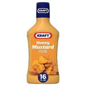 Kraft Honey Mustard Salad Dressing Bottle - 16 Fl. Oz.