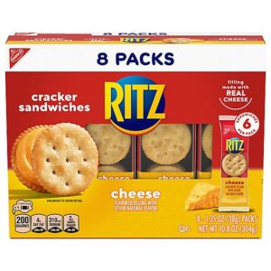 RITZ Cheese Sandwich Crackers Snack Packs - 8-1.35 Oz