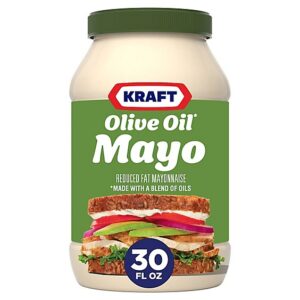 Kraft Mayo with Olive Oil Reduced Fat Mayonnaise Jar - 30 Fl. Oz.