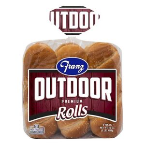 Franz Hoagie Rolls Premium Outdoor 6 Count - 16 Oz
