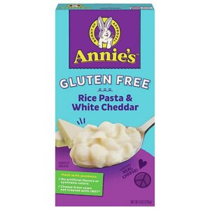 Annies Homegrown Pasta Rice Shell & Creamy White Cheddar Gluten Free Box - 6 Oz