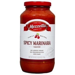 Mezzetta Napa Valley Homemade Sauce Marinara Spicy Jar - 25 Oz