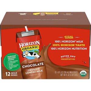 Horizon Organic Shelf-Stable 1% Lowfat Chocolate Milk Boxes - 12-8 Fl. Oz.