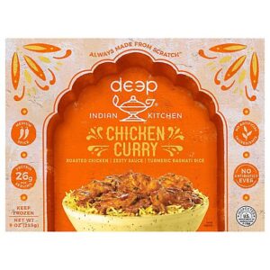 Deep Indian Kitchen Chicken Curry with Turmeric Rice - 9 Oz