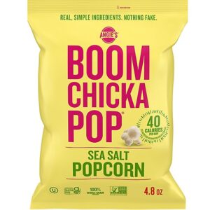 Angie's BOOMCHICKAPOP Sea Salt Popcorn - 4.8 Oz