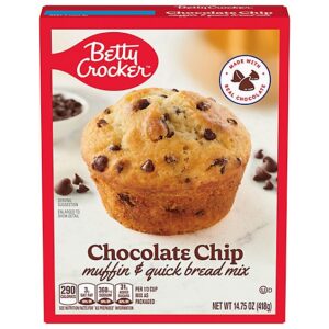 Betty Crocker Muffin & Quick Bread Mix Chocolate Chip - 14.75 Oz