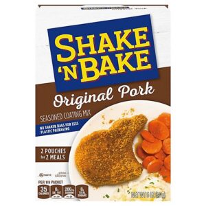 Shake 'N Bake Original Pork Seasoned Coating Mix Packets 2 Count - 5 Oz