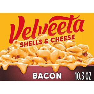 Velveeta Shells Pasta & Cheese Sauce with Bacon Box - 10.3 Oz