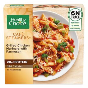 Healthy Choice Cafe Steamers Grilled Chicken Marinara With Parmesan Frozen Meal - 9.5 Oz