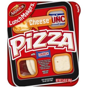 Armour LunchMakers Cheese Pizza Kit with Crunch Bar - 2.5 Oz