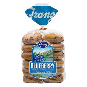 Franz Bagels Premium Mini Blueberry 12 Count - 16 Oz
