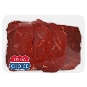Beef USDA Choice Steak Round Tip Thin - 1 Lb