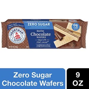 VOORTMAN Bakery Zero Sugar Chocolate Wafers - 9 Oz