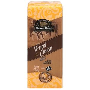 Boars Head Cheese Pre Cut Cheddar Yellow Vermont - 8 Oz