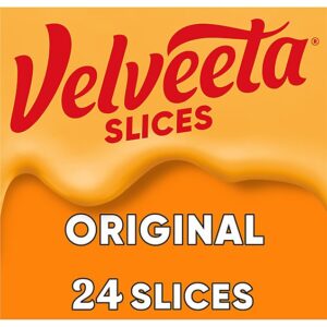 Velveeta Original Cheese Slices Pack - 24 Count