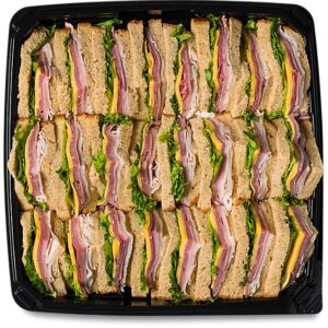 Deli Catering Tray Club Sandwich 4 to 6 Servings -Each
