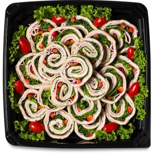 Deli Catering Tray Sandwich Pinwheel 11 Inch Serves 6-10 - Each