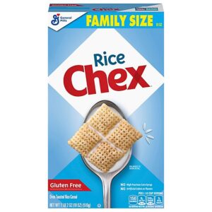 Chex Cereal Rice Gluten Free Oven Toasted Family Size - 18 Oz