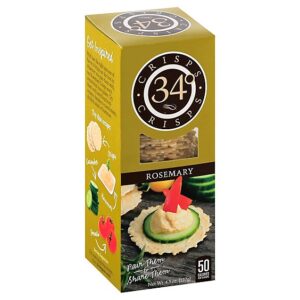 34 Degrees Crispbread Rosemary - 4.5 Oz