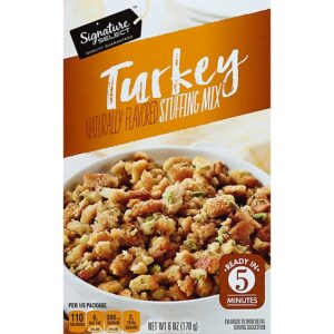 Signature SELECT Turkey Flavored Stuffing Mix Box - 6 Oz