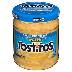 TOSTITOS NACHO CHEESE MEDIUM DIP - 15.75 OZ.