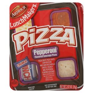 Armour Lunchmakers Pepperoni Pizza Kit with Crunch Bar - 2.7 Oz