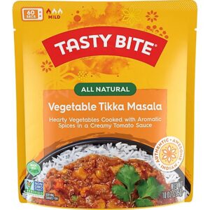Tasty Bite Vegetable Tikka Masala Creamy Vegetable Curry - 10 Oz