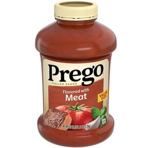 Prego Flavored With Meat Pasta Sauce - 67 Oz