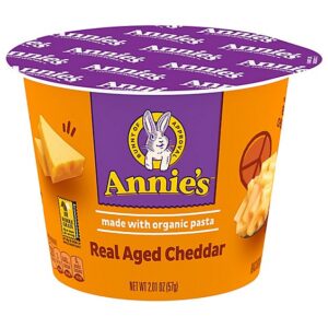 Annies Homegrown Macaroni & Cheese Real Aged Cheddar Cup - 2.01 Oz