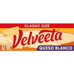 Velveeta Queso Blanco Pasteurized Recipe Cheese Product Block - 32 Oz
