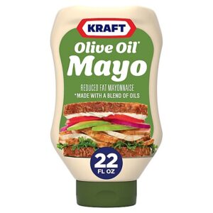 Kraft Mayo with Olive Oil Reduced Fat Mayonnaise Bottle - 22 Fl. Oz.