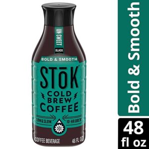 SToK Black Unsweetened Cold Brew Coffee - 48 Fl. Oz.