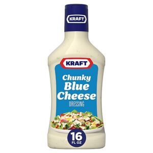 Kraft Chunky Blue Cheese Salad Dressing Bottle - 16 Fl. Oz.