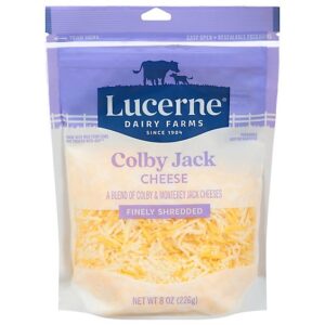 Lucerne Cheese Finely Shredded Colby Jack - 8 Oz