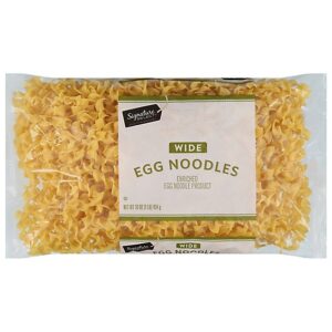 Signature SELECT Pasta Egg Noodles Wide Bag - 16 Oz