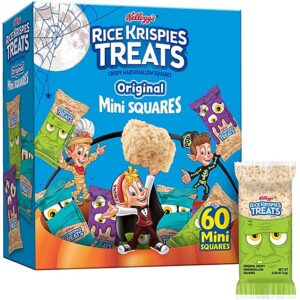 Rice Krispies Treats Crispy Mini Marshmallow Squares Original Trick-or-Treat Snacks - 23.2 Oz
