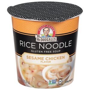 Dr. McDougalls Soup Gluten Free Rice Ramen Sesame Chicken Flavor - 1.3 Oz
