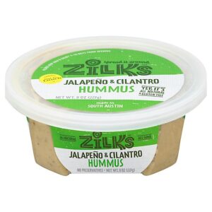 Zilks Jalapeno & Cilantro Hummus - 8 Oz